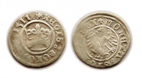 Półgrosz 1511 Zygmunt I Stary Kraków (1)