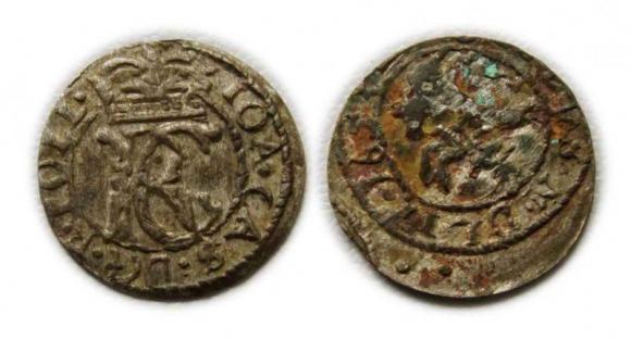 szeląg 1652 Jan Kazimierz Wilno (1)