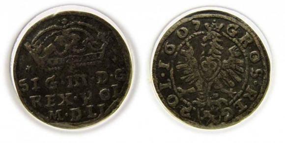 Grosz 1607 Zygmunt III Waza Kraków (1)