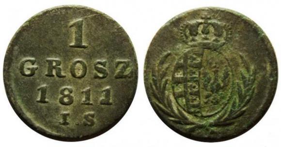 Grosz 1811 Księstwo Warszawskie Warszawa (1)