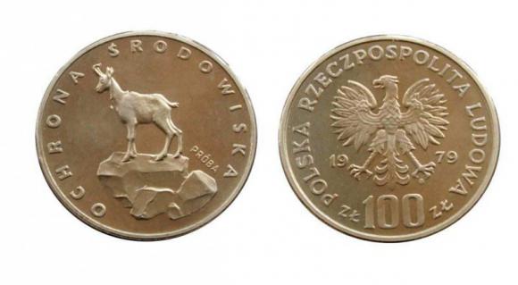 100 złotych 1979 Kozica PRL próba nikiel (1)