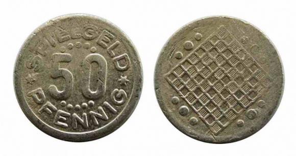 50 fenigów Spiel Geld Niemcy (1)