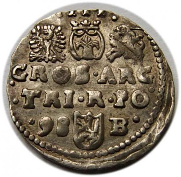Trojak 1598 Zygmunt III Waza Bydgoszcz (2)