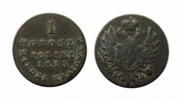 1 grosz 1823 Królestwo Polskie pod zaborem rosyjskim (1)