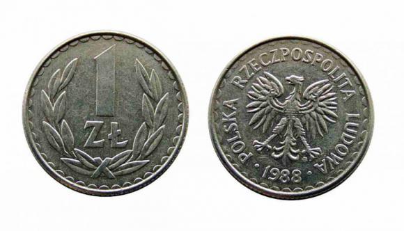 1 złoty 1988 PRL Warszawa (1)
