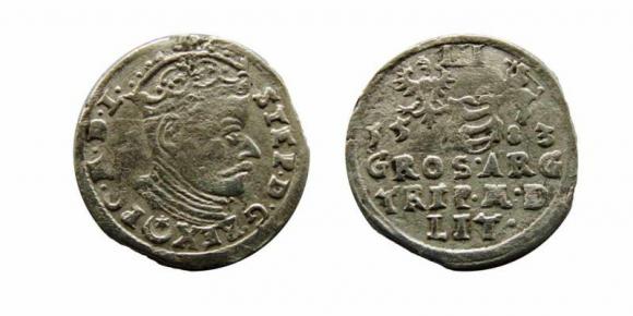 Trojak 1583 Stefan Batory Wilno (1)