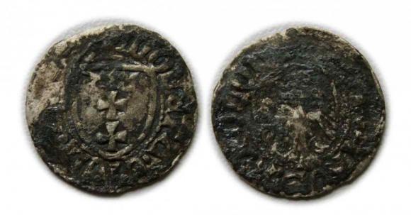 Szeląg Kazimierz Jagiellończyk Gdańsk (1)