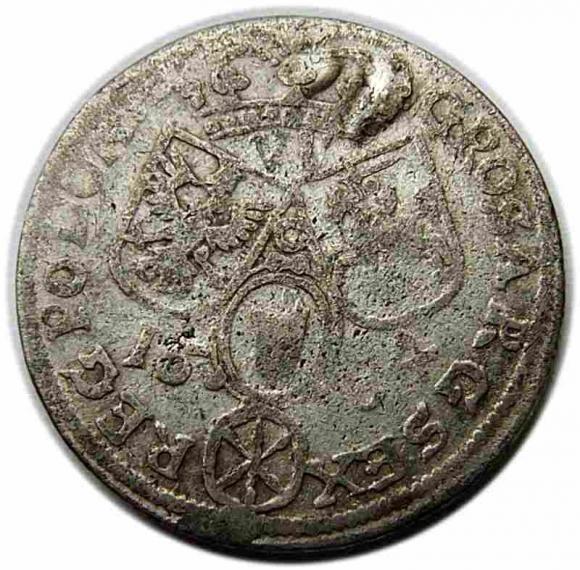 Szóstak 1684 Jan III Sobieski Kraków (2)