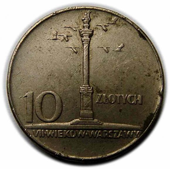 10 złotych 1966 Kolumna Zygmunta PRL (1)