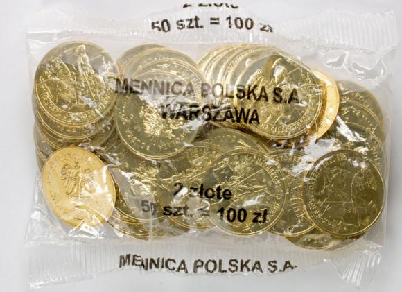 2 zł 2007 Rycerz ciężkozbrojny 50 sztuk worek menniczy (1)