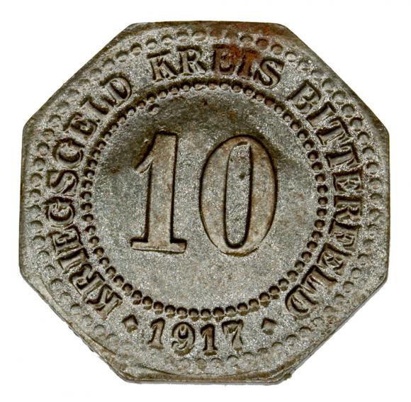 10 fenigów 1917 Bitterfeld Saksonia
