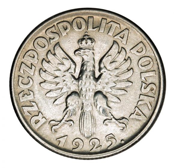 1 złoty 1925 kobieta z kłosami II RP Warszawa (2)