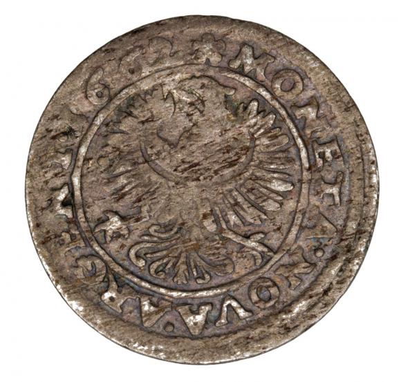 3 krajcary 1662 Chrystian Wołowski Księstwo Brzesko-Legnicko-Wołowskie Brzeg (2)