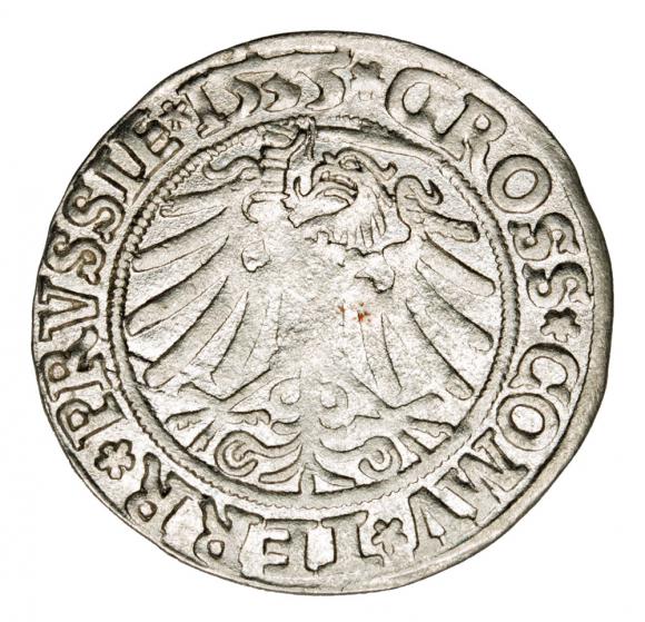 Grosz pruski 1535 Zygmunt I Stary Toruń