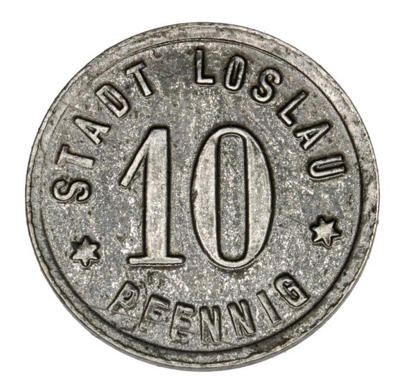 10 fenigów 1918 Wodzisław Śląski / Loslau