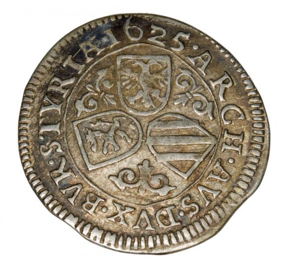 3 krajcary 1625 Ferdynand II Habsburg Austria Graz (2)