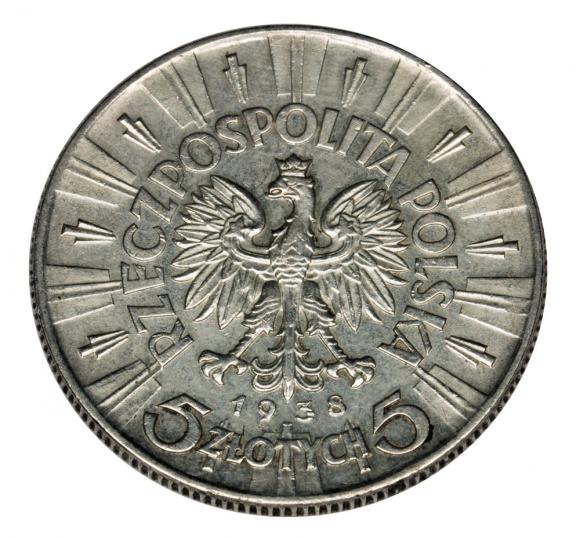 5 złotych 1938 Polska Warszawa (2)