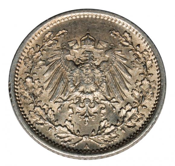 1/2 marki 1915 A Wilhelm II Hohenzollern Niemcy Berlin (2)