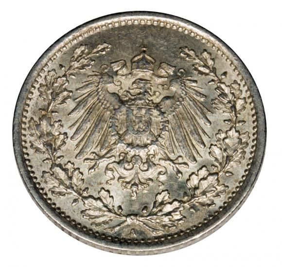 1/2 marki 1916 A Wilhelm II Hohenzollern Niemcy Berlin (2)