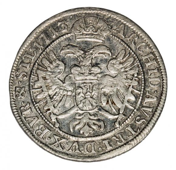 6 krajcarów 1713 Karol VI Habsburg Śląsk Wrocław