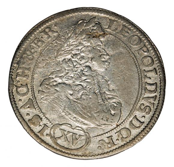 15 krajcarów 1693 Leopold I Habsburg Śląsk Wrocław (1)
