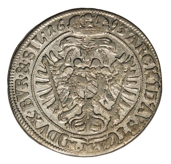15 krajcarów 1693 Leopold I Habsburg Śląsk Wrocław (2)
