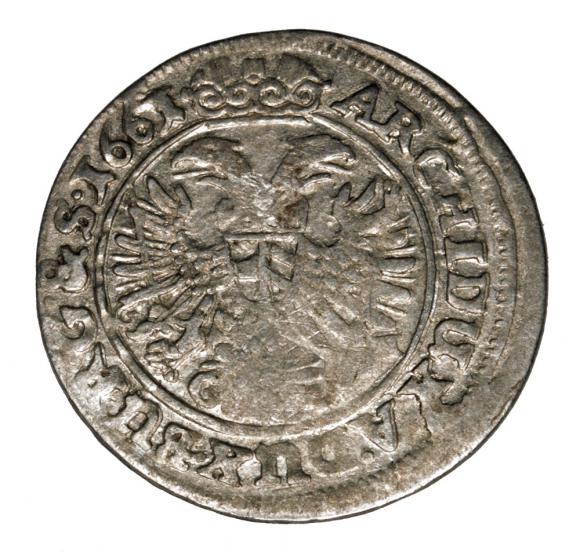 3 krajcary 1661 Leopold I Habsburg Śląsk Wrocław (2)