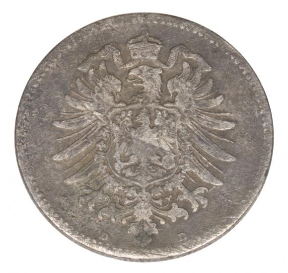 1 marka 1881 Wilhelm I Hohenzollern Prusy Monachium