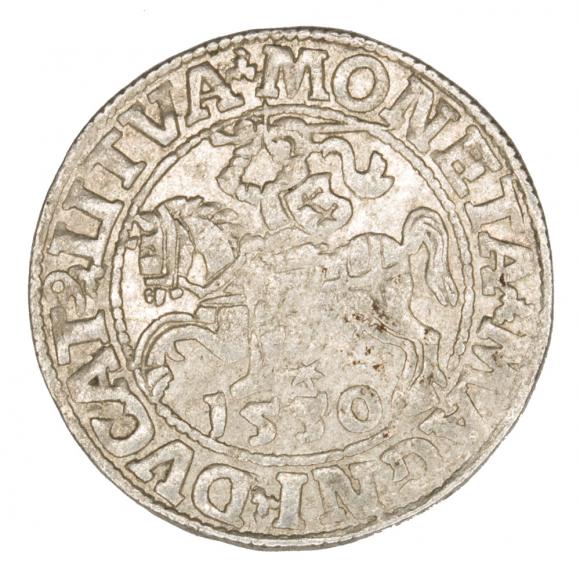 Półgrosz 1550 Zygmunt II August Litwa Wilno