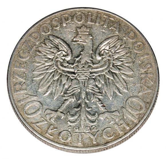 10 złotych 1932 Głowa Kobiety II RP Warszawa (2)