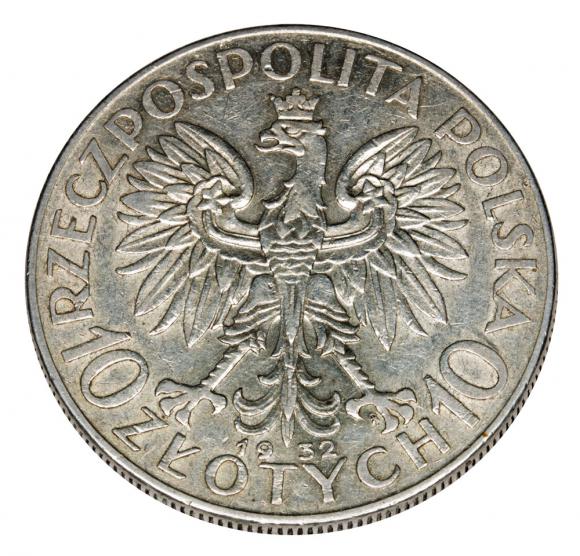 10 złotych 1932 Głowa Kobiety II RP Warszawa (2)