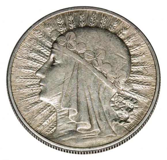 10 złotych 1932 Głowa Kobiety II RP Londyn