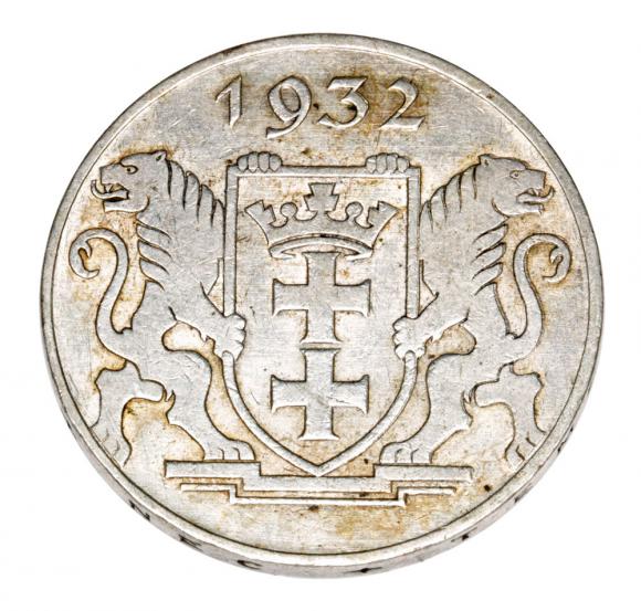 2 guldeny 1932 Wolne Miasto Gdańsk