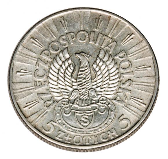 5 złotych 1934 Józef Piłsudski Orzeł Strzelecki II RP Warszawa (2)