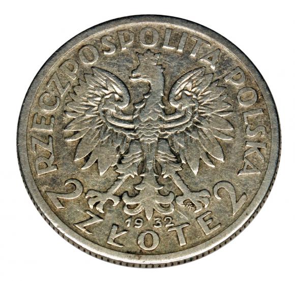 2 złote 1932 Głowa kobiety II RP Warszawa (2)