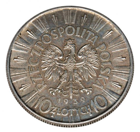 10 złotych 1939 II RP Warszawa (2)