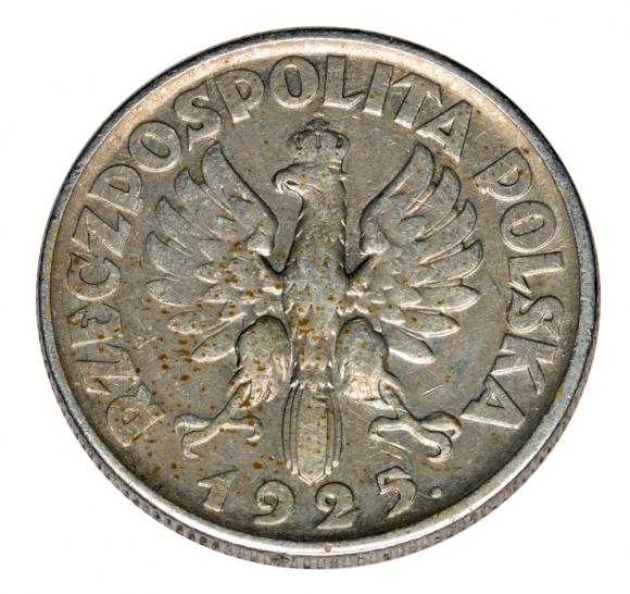 2 złote 1925 Kobieta z kłosami II RP Londyn (2)