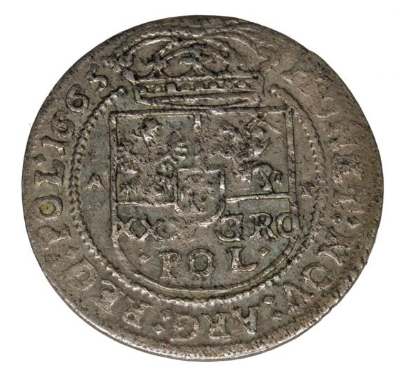 Tymf 1665 Jan Kazimierz Polska Kraków (2)