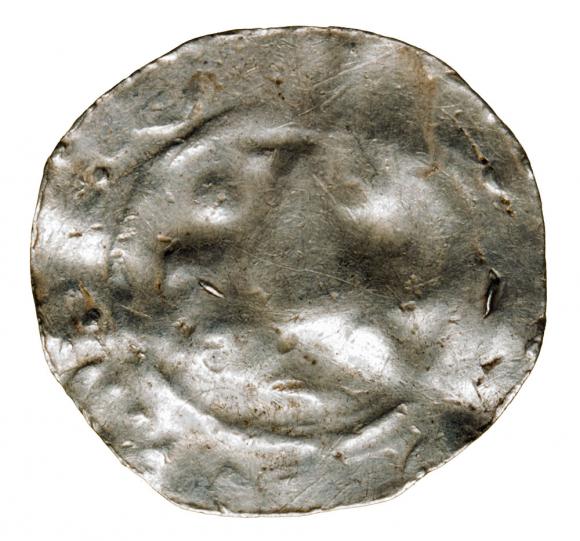 Denar Otto III Niemcy Kolonia (2)