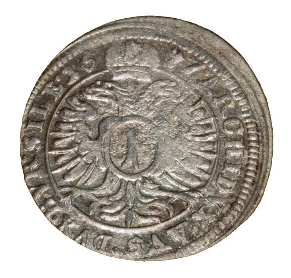 1 krajcar 1697 Leopold I Habsburg Opole
