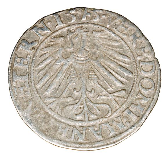 Grosz 1545 Fryderyk II Legnicki Księstwo Brzesko - Legnicko - Wołowskie Legnica