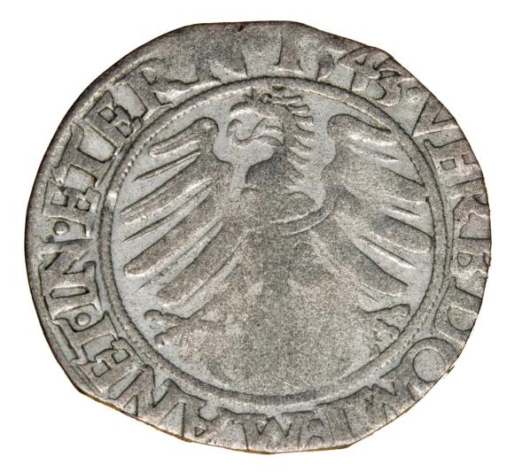Grosz 1543 Fryderyk II Legnicki Księstwo Brzesko Legnicko Wołowskie Legnica