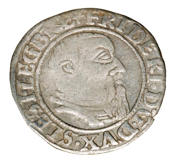 Grosz 1544 Fryderyk II Legnicki Księstwo Brzesko - Legnicko - Wołowskie Legnica