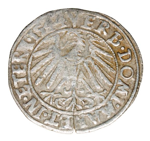 Grosz 1544 Fryderyk II Legnicki Księstwo Brzesko - Legnicko - Wołowskie Legnica