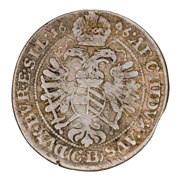 3 krajcary 1696 Leopold I Habsburg Brzeg (2)