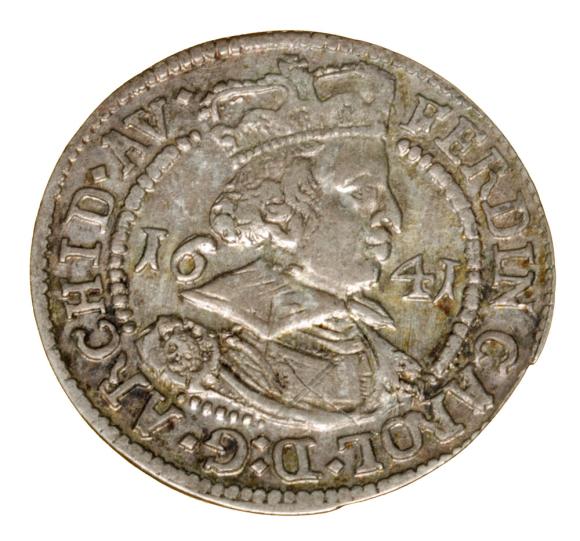 3 krajcary 1641 Ferdynand Karol Austria Tyrol Hall (1)