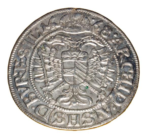 3 krajcary 1668 Leopold I Habsburg Wrocław (2)