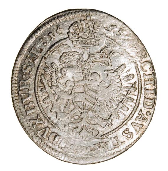 3 krajcary 1695 Leopold I Habsburg Wrocław (2)