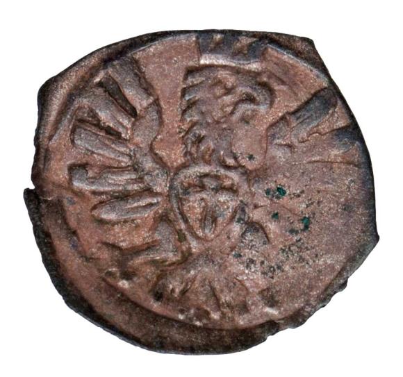 Denar 1608 Zygmunt III Waza Poznań (2)