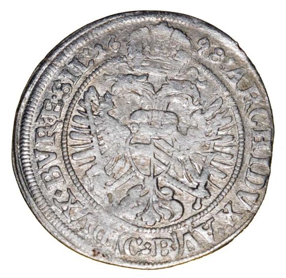 3 krajcary 1698 Leopold I Habsburg Brzeg (2)